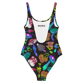 Fungi Frenzy One - Piece Swimsuit - Goth Cloth Co.6142454_9014