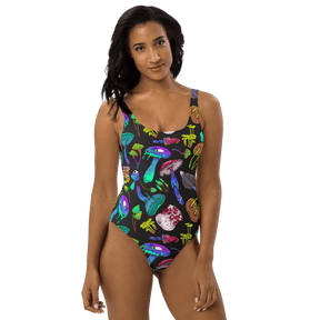 Fungi Frenzy One - Piece Swimsuit - Goth Cloth Co.6142454_9014