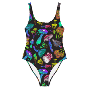 Fungi Frenzy One - Piece Swimsuit - Goth Cloth Co.6142454_9014