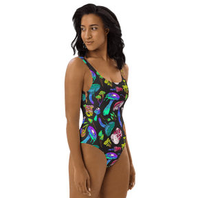 Fungi Frenzy One - Piece Swimsuit - Goth Cloth Co.6142454_9014