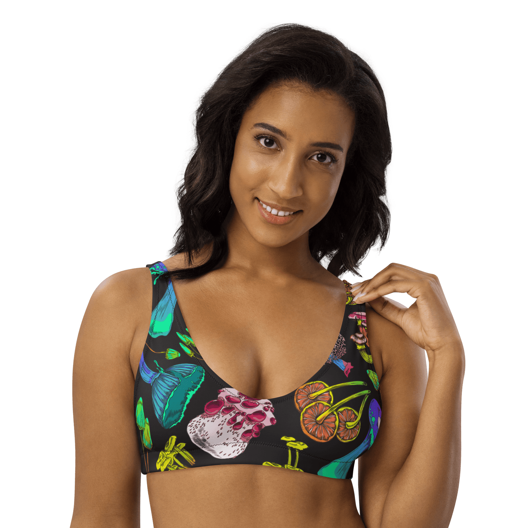 Fungi Frenzy Sport Bikini Top - Goth Cloth Co.9126897_12035