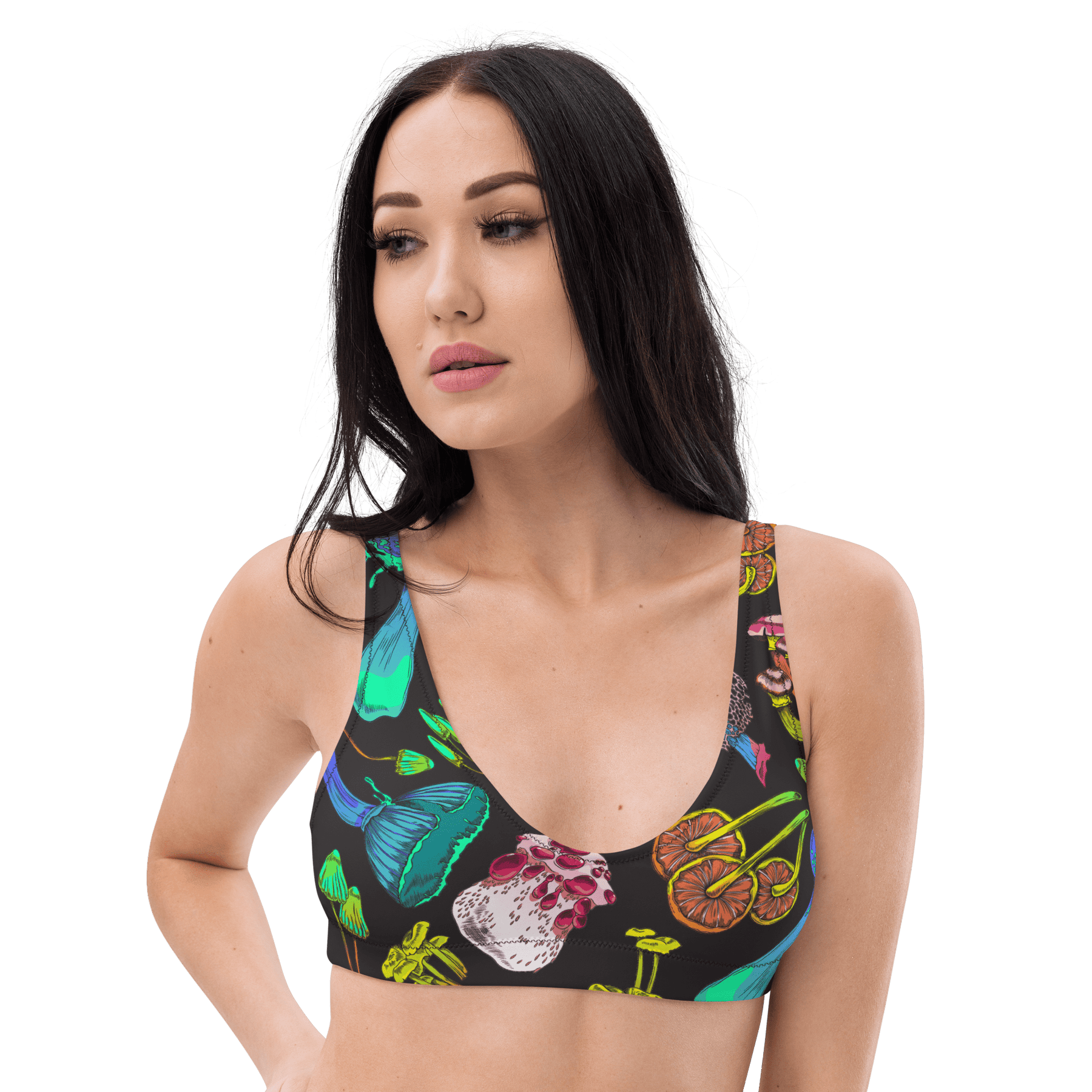 Fungi Frenzy Sport Bikini Top - Goth Cloth Co.9126897_12035