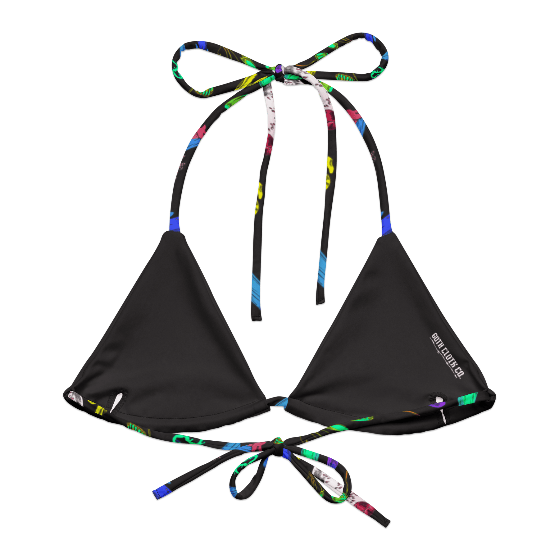Fungi Frenzy String Bikini Top - Goth Cloth Co.6562207_16564