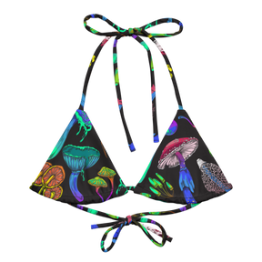 Fungi Frenzy String Bikini Top - Goth Cloth Co.6562207_16564