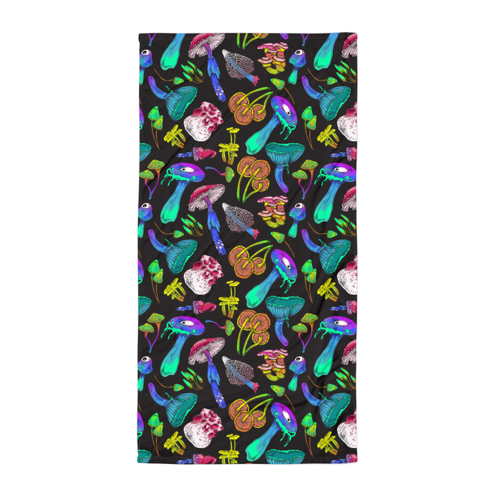 Fungi Frenzy Towel - Goth Cloth Co.2188470_8874