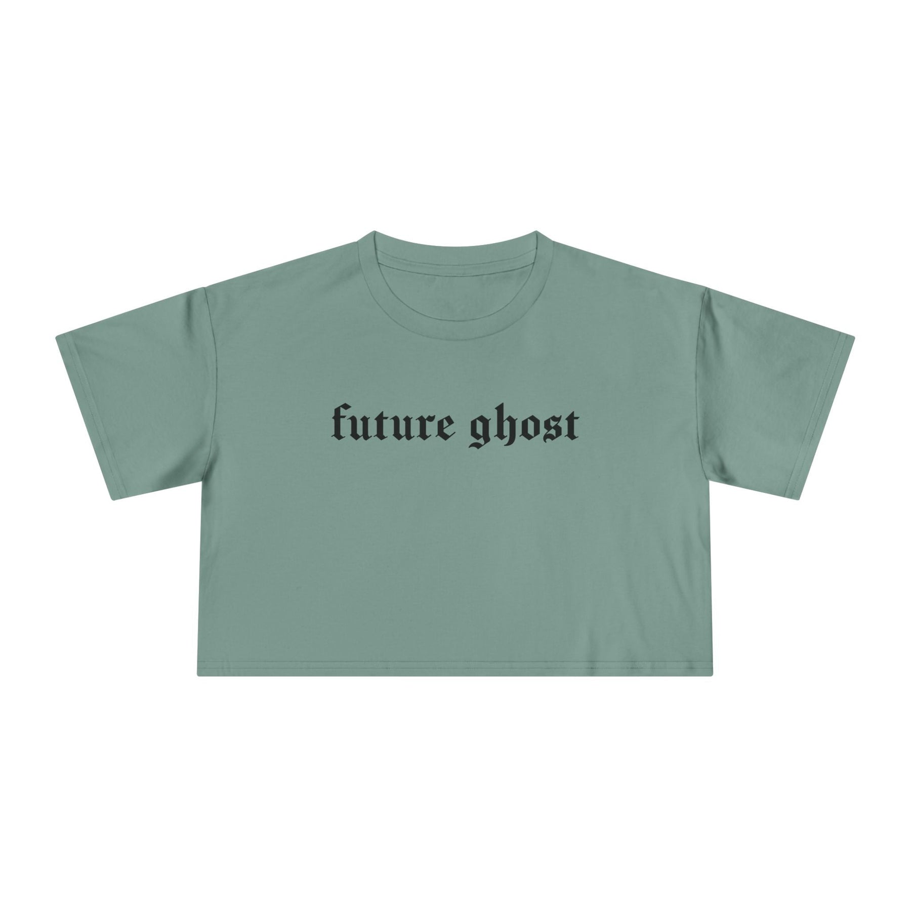 Future Ghost Crop Top - Goth Cloth Co.T-Shirt17771623768168335532