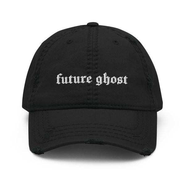 Future Ghost Gothic Distressed Dad Cap - Goth Cloth Co.4758872_10990