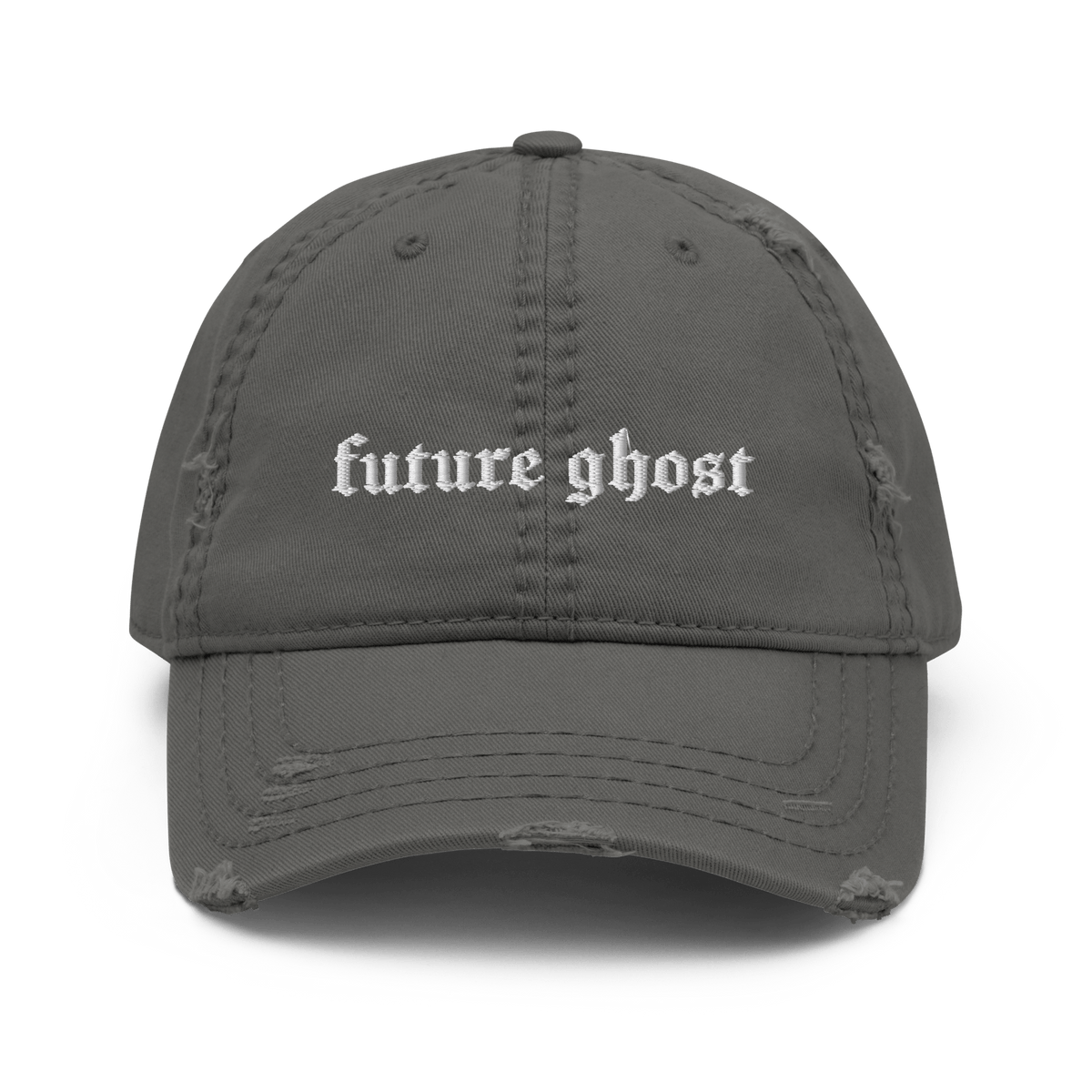 Future Ghost Gothic Distressed Dad Cap - Goth Cloth Co.4758872_10990