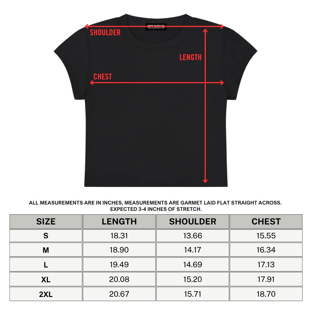 Get Revenge Girlies Baby Tee - Goth Cloth Co.260612PODAA0085001