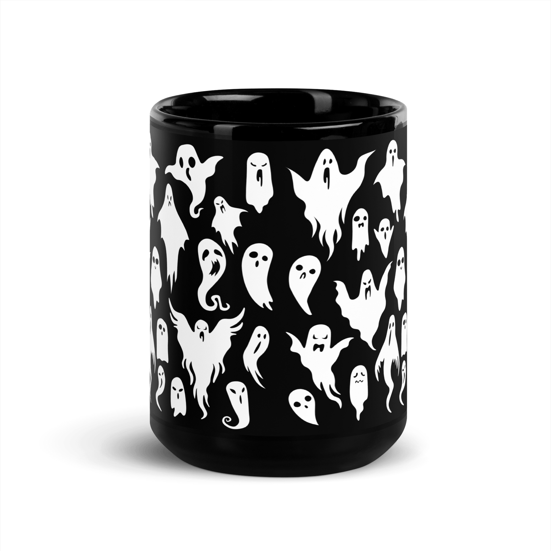 Ghost Gala Black Glossy Mug - Goth Cloth Co.1757534_9324