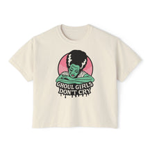 Ghoul Girls Don't Cry Pin - up Crop Top - Goth Cloth Co.T-Shirt14987190790308675341