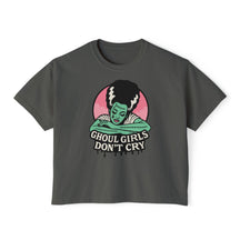 Ghoul Girls Don't Cry Pin - up Crop Top - Goth Cloth Co.T-Shirt24553303619118274146