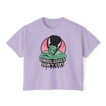 Ghoul Girls Don't Cry Pin - up Crop Top - Goth Cloth Co.T-Shirt32327792463744450469