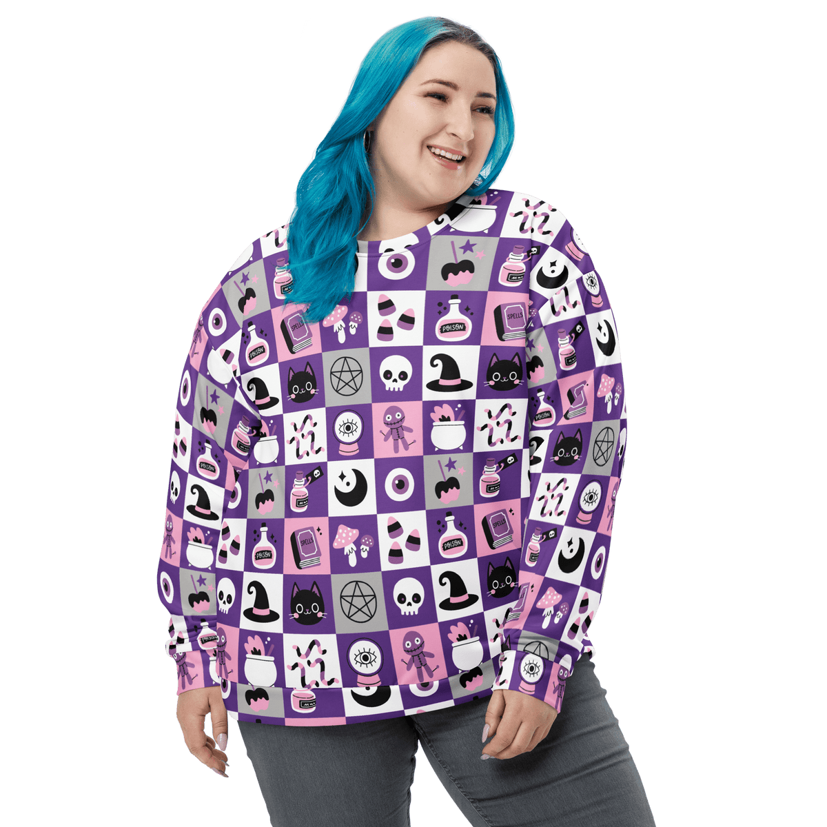 Ghoul Grid Unisex Sweatshirt - Goth Cloth Co.8590172_19769