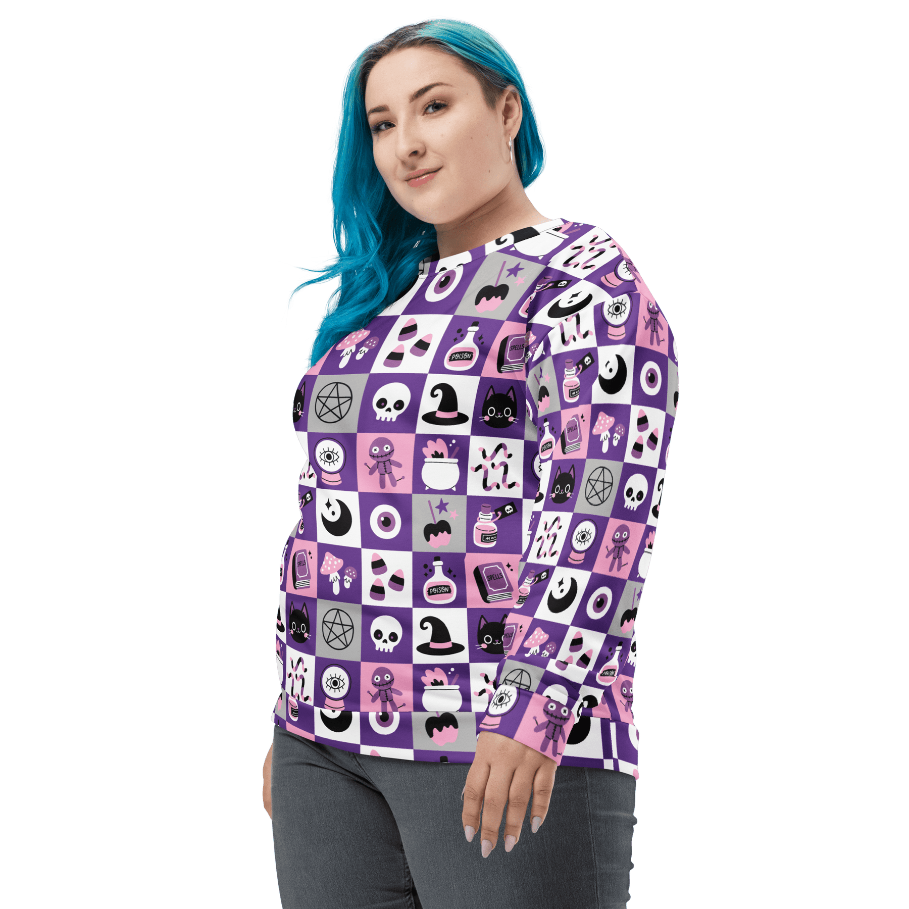 Ghoul Grid Unisex Sweatshirt - Goth Cloth Co.8590172_19769