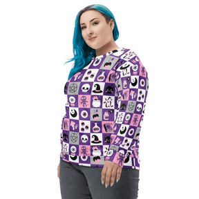 Ghoul Grid Unisex Sweatshirt - Goth Cloth Co.8590172_19769