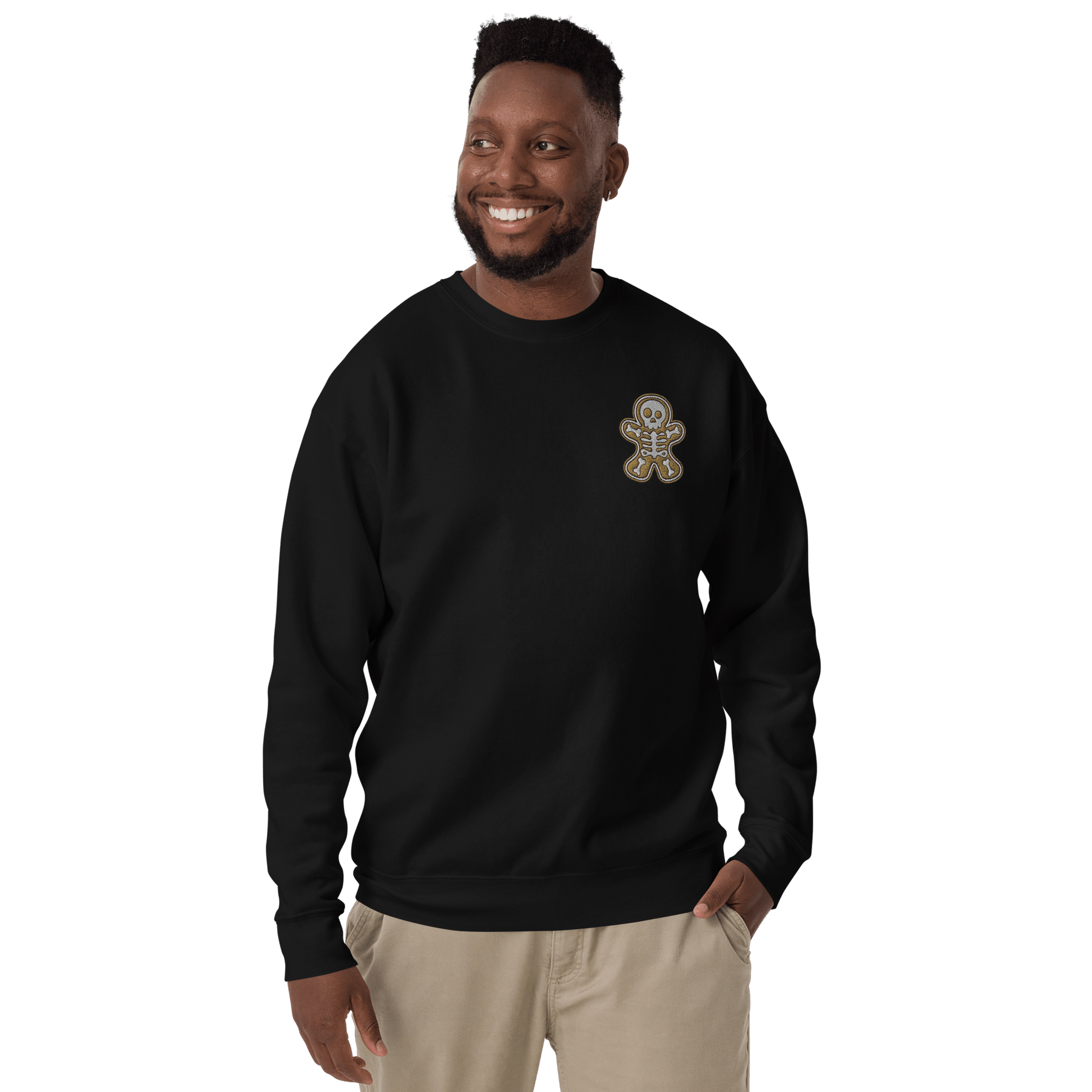 Gingerdead Man Embroidered Sweatshirt - Goth Cloth Co.2778319_11254