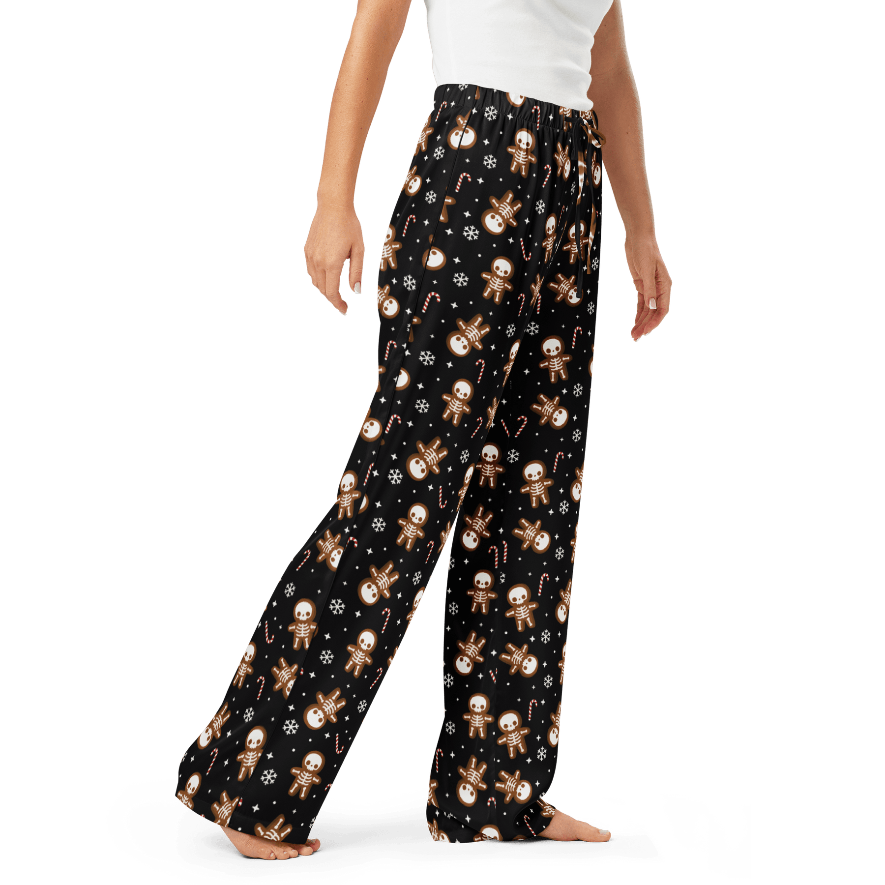 Gingerdead Men Silky Pajama Pants - Goth Cloth Co.9598769_20976