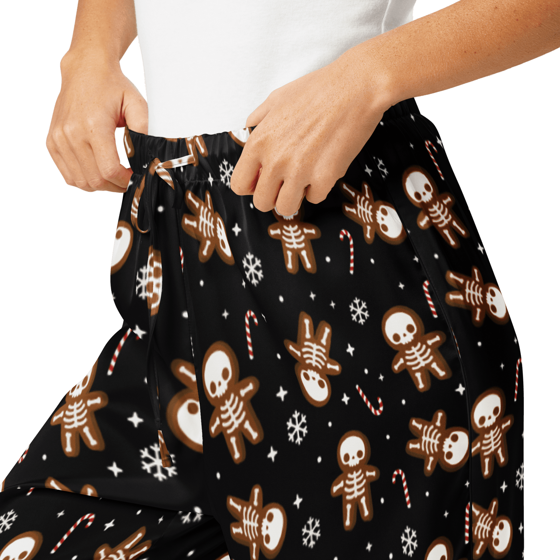 Gingerdead Men Silky Pajama Pants - Goth Cloth Co.9598769_20976
