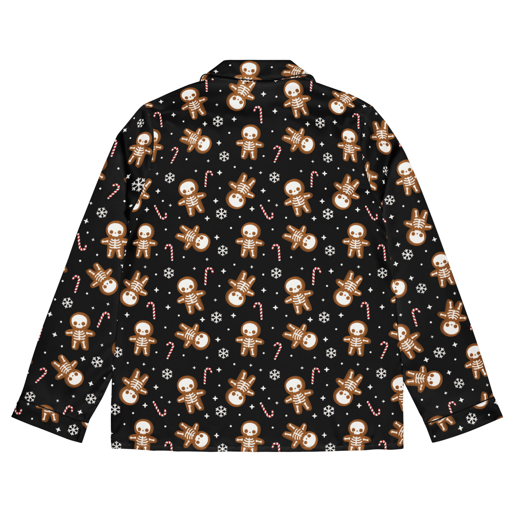 Gingerdead Men Silky Pajama Top - Goth Cloth Co.2149608_20952