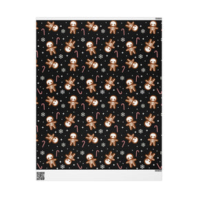Gingerdead Men Spooky Gift Wrap - Goth Cloth Co.Home Decor29229277840514869769