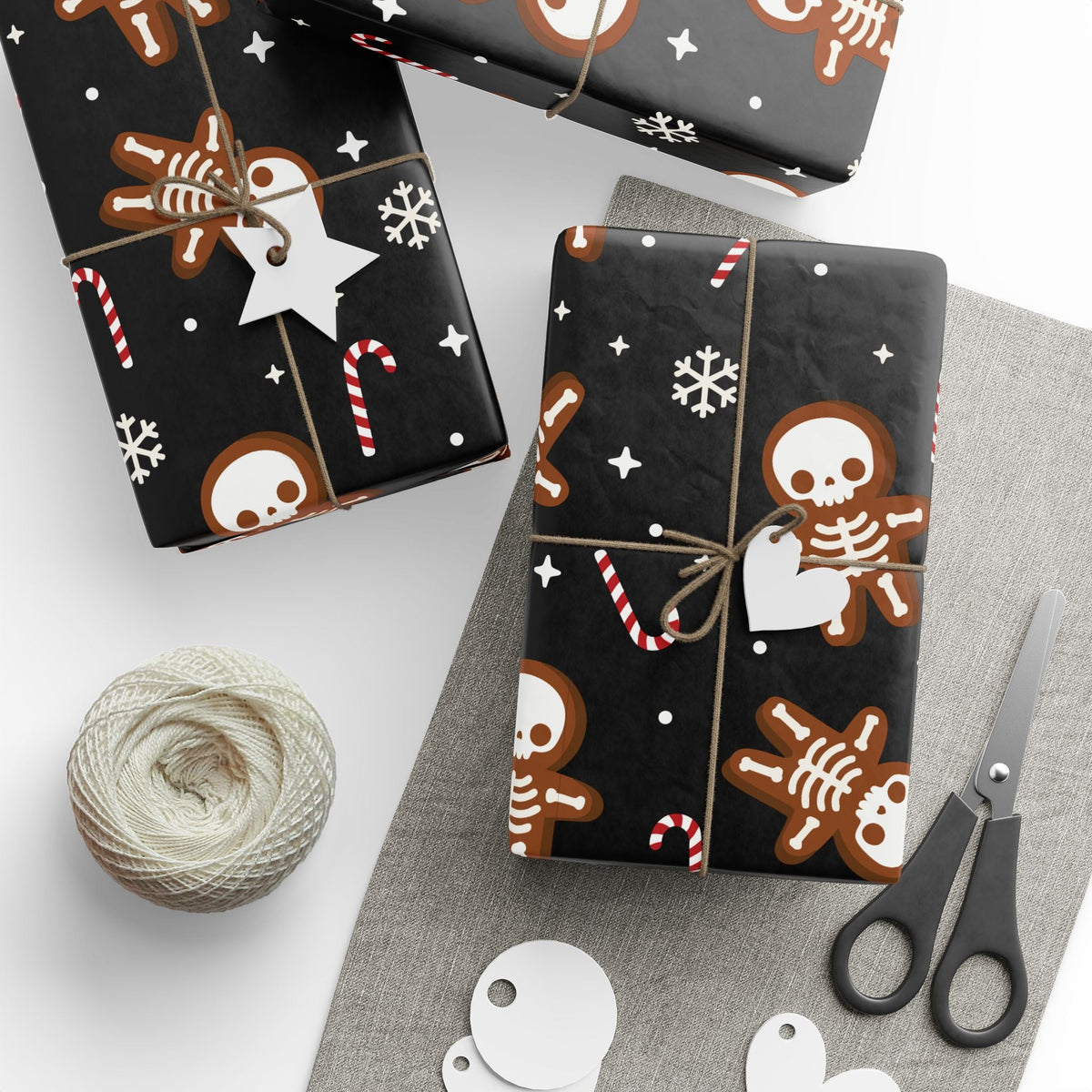 Gingerdead Men Spooky Gift Wrap - Goth Cloth Co.Home Decor29293905570313929420