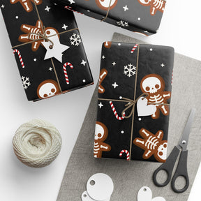 Gingerdead Men Spooky Gift Wrap - Goth Cloth Co.Home Decor29293905570313929420