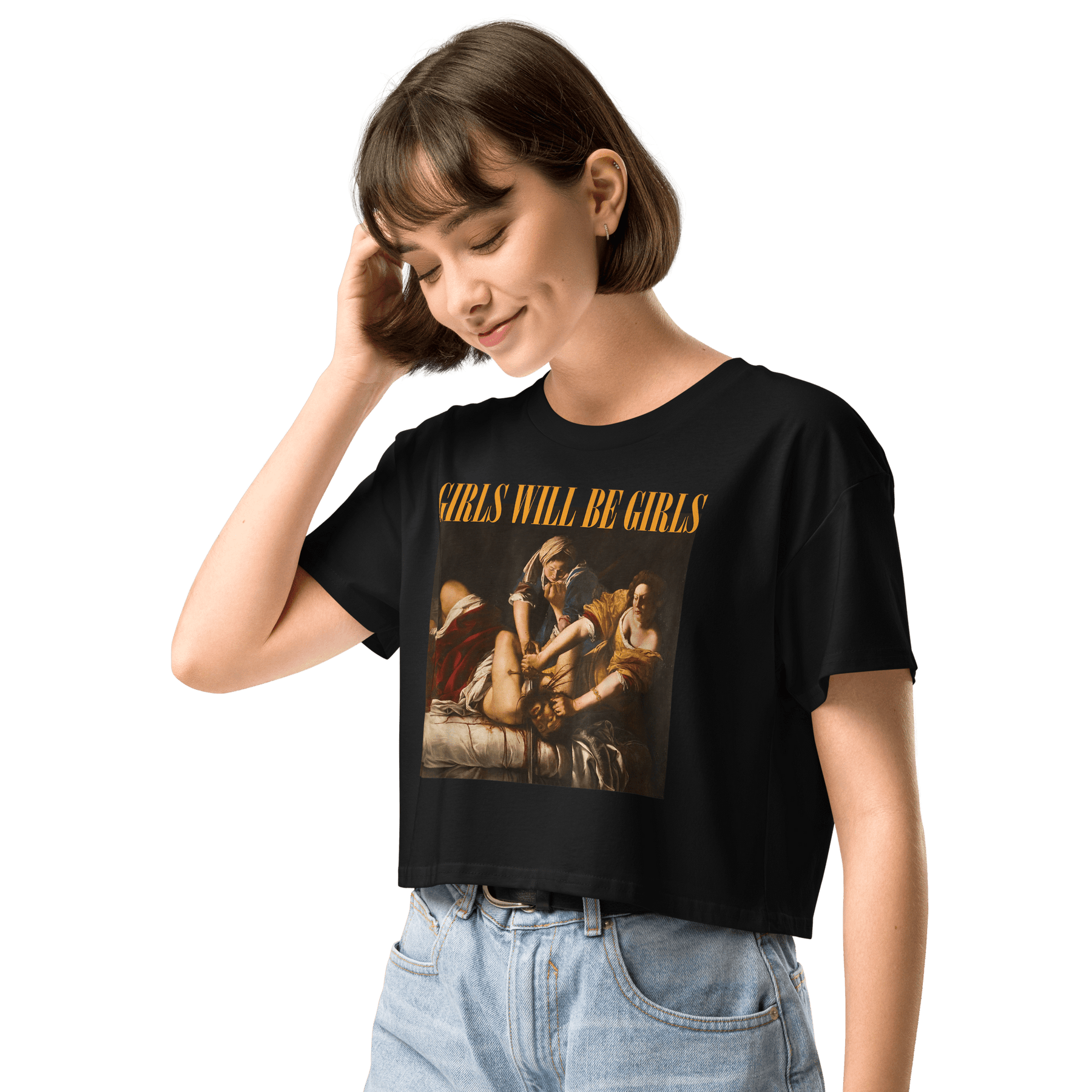 Girls Will Be Girls Judith Crop Top - Goth Cloth Co.1867246_20228
