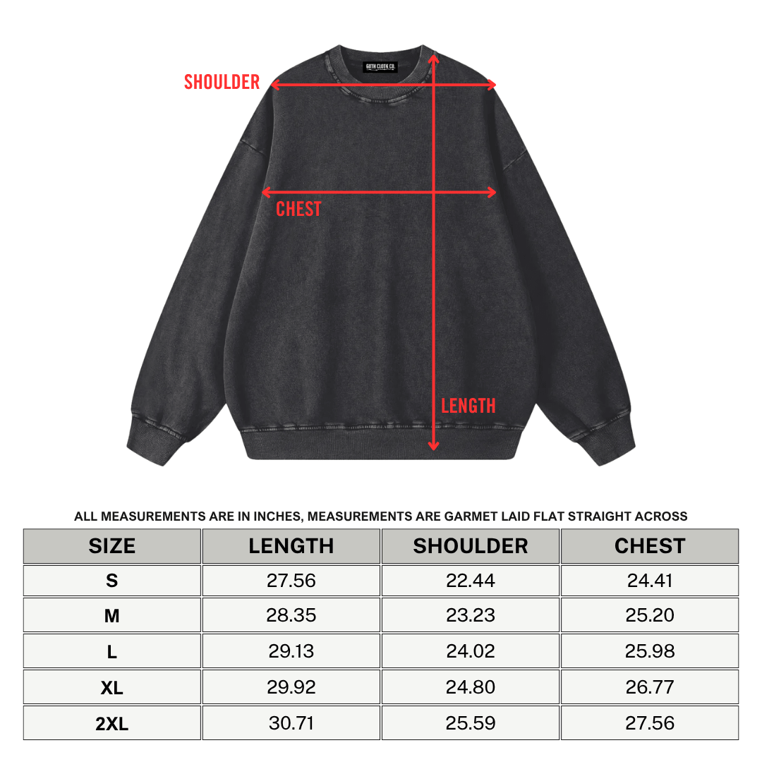 Girls Will Be Girls Vintage Witches Acid Washed Oversized Sweatshirt - Goth Cloth Co.260812PODRA0467011