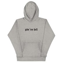 Give 'Em Hell Unisex Hoodie - Goth Cloth Co.2552780_10784