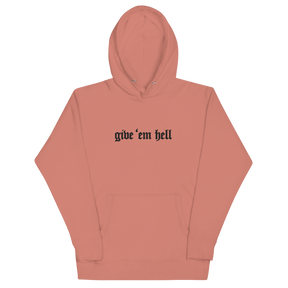 Give 'Em Hell Unisex Hoodie - Goth Cloth Co.2552780_13887