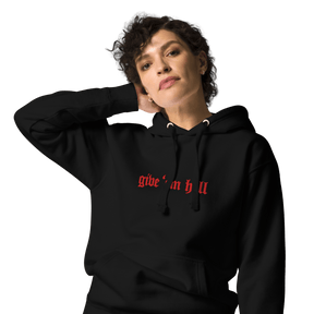 Give 'Em Hell Unisex Hoodie - Goth Cloth Co.7990461_10780