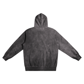 Goblin Mode Pure Cotton Hand-Frayed Hoodie