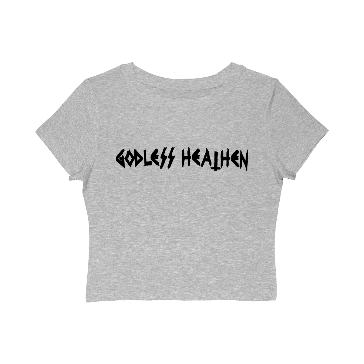 Godless Heathen Women's Baby Tee - Goth Cloth Co.T-Shirt29344045055620285812