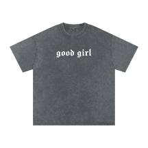 Good Girl Acid Washed Oversized Tee - Goth Cloth Co.260108PODPQ0696019