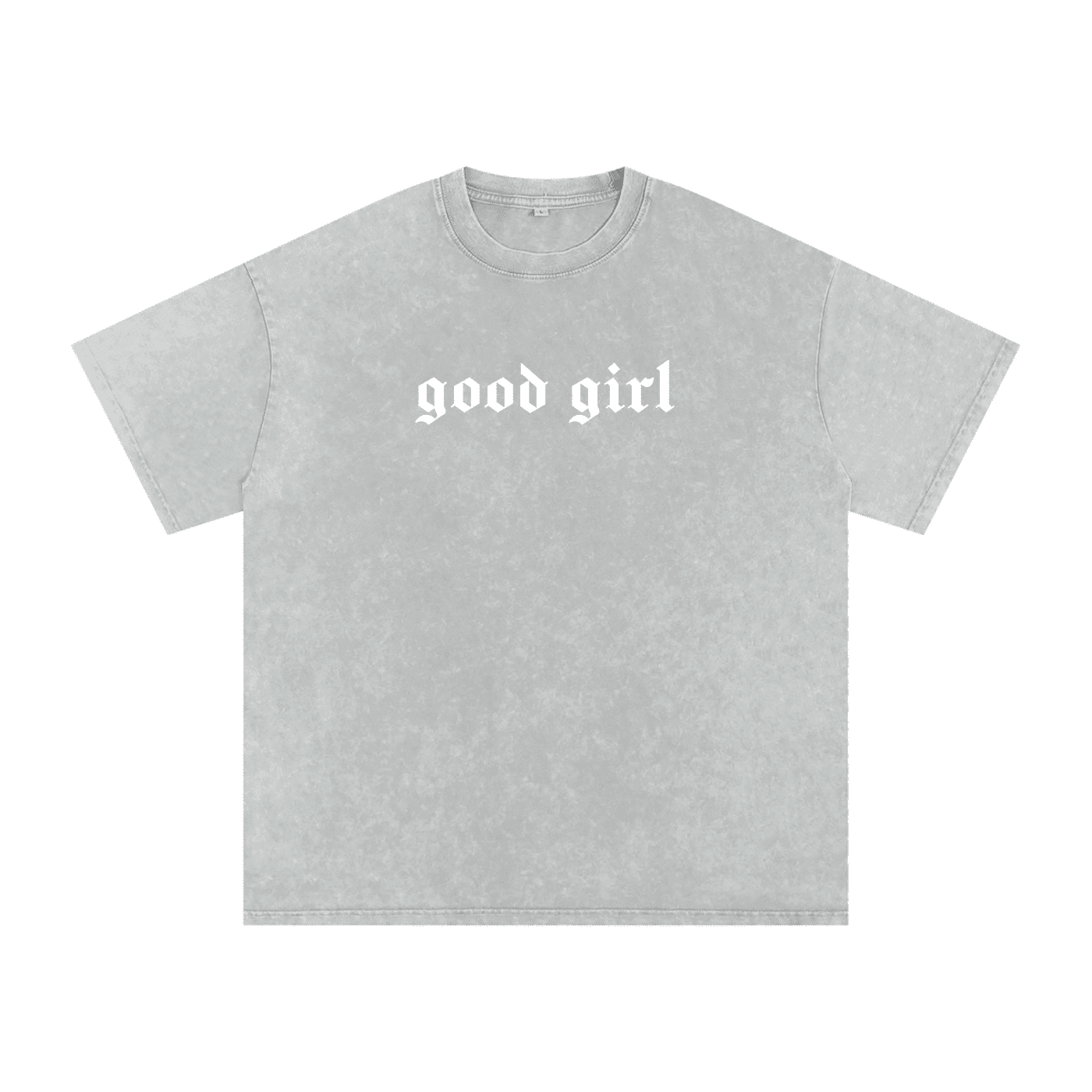 Good Girl Acid Washed Oversized Tee - Goth Cloth Co.260108PODPQ0696031