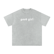 Good Girl Acid Washed Oversized Tee - Goth Cloth Co.260108PODPQ0696031