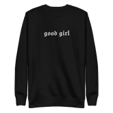 Good Girl Embroidered Sweatshirt - Goth Cloth Co.2937040_11254