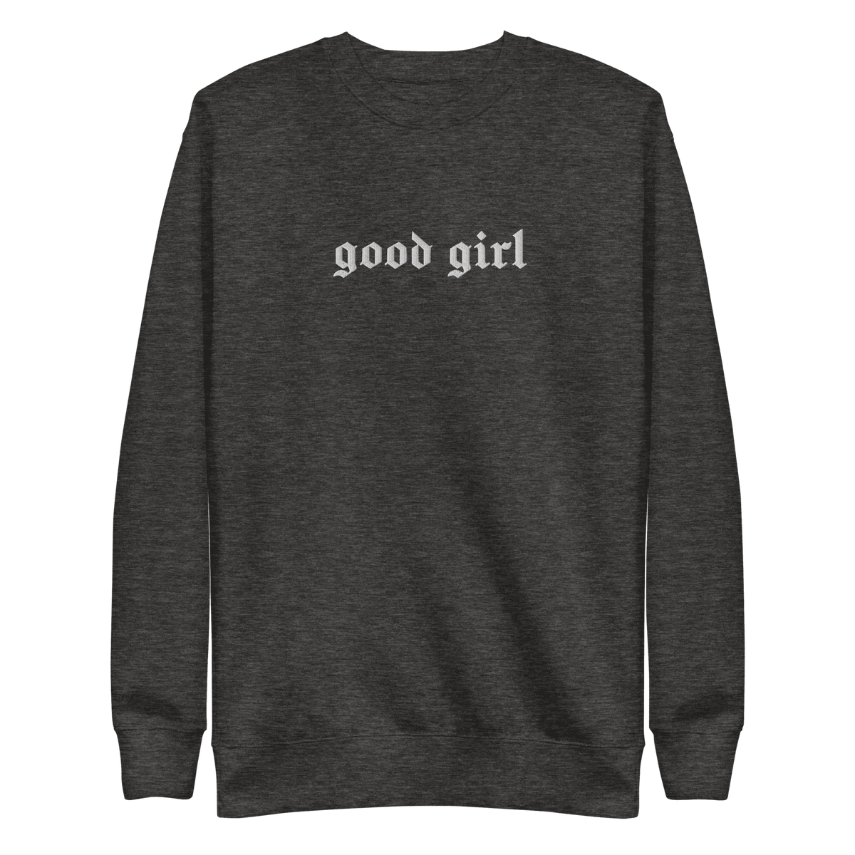 Good Girl Embroidered Sweatshirt - Goth Cloth Co.2937040_11259
