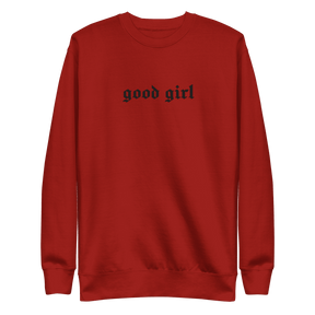Good Girl Embroidered Sweatshirt - Goth Cloth Co.4105020_13875