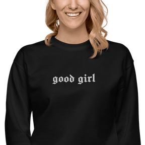 Good Girl Embroidered Sweatshirt - Goth Cloth Co.4105020_13950