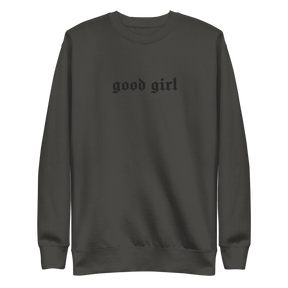Good Girl Embroidered Sweatshirt - Goth Cloth Co.4105020_20363