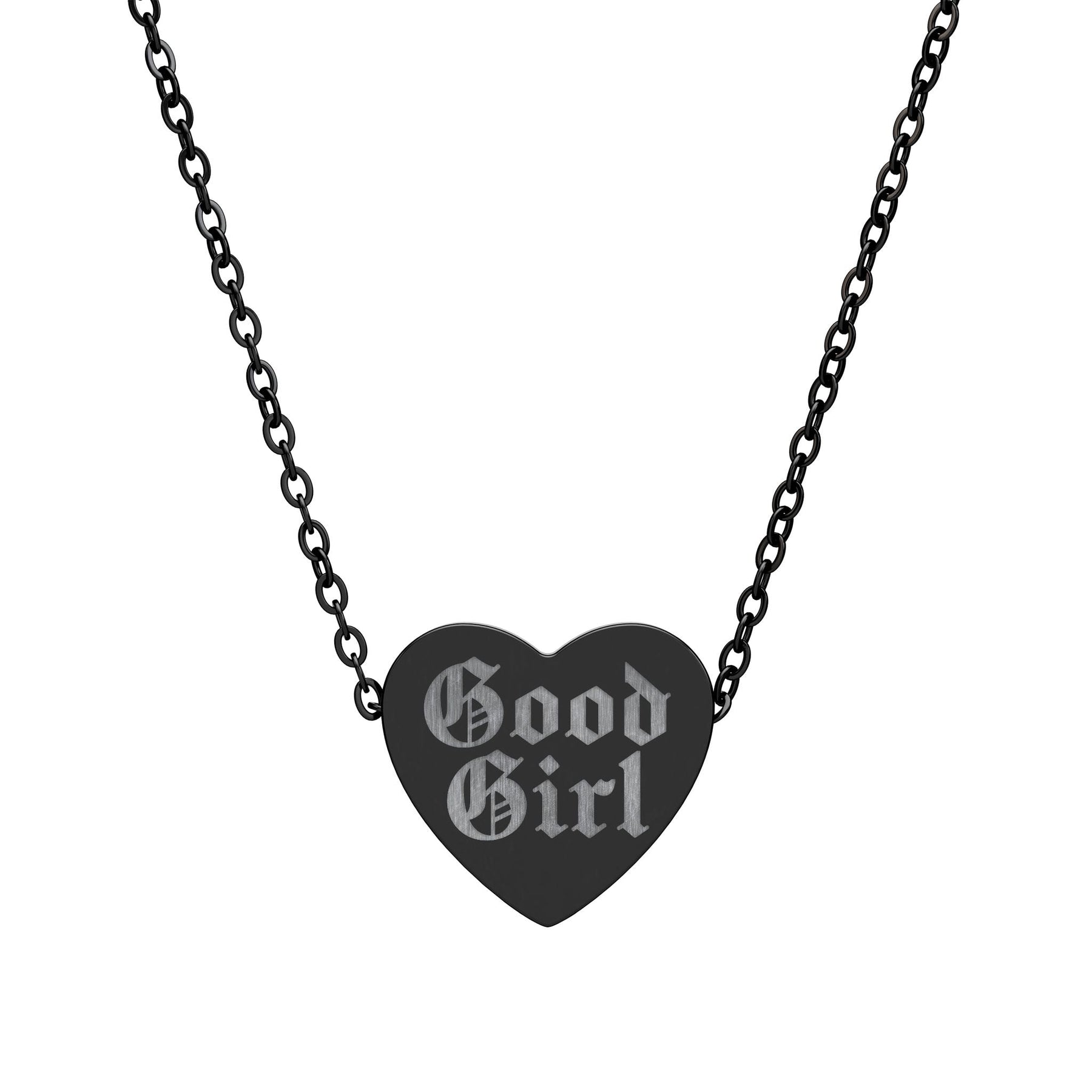 Good Girl Heart Necklace - Goth Cloth Co.Accessories13703227934005496095