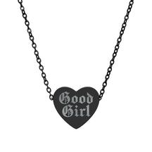 Good Girl Heart Necklace - Goth Cloth Co.Accessories13703227934005496095
