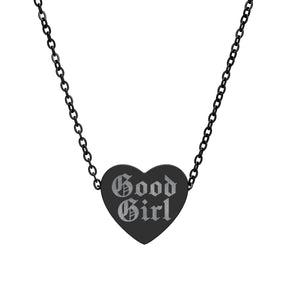 Good Girl Heart Necklace - Goth Cloth Co.Accessories13703227934005496095