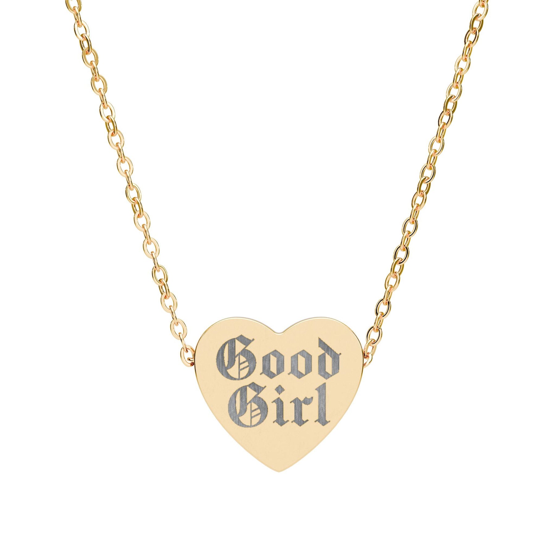 Good Girl Heart Necklace - Goth Cloth Co.Accessories20419652508106530622