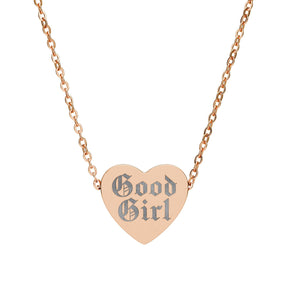 Good Girl Heart Necklace - Goth Cloth Co.Accessories20419652508106530622