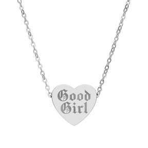 Good Girl Heart Necklace - Goth Cloth Co.Accessories33361838888397338143