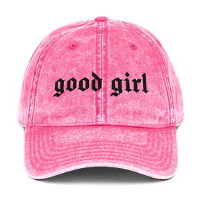 Good Girl Vintage Acid Wash Dad Cap - Goth Cloth Co.4343460_16749