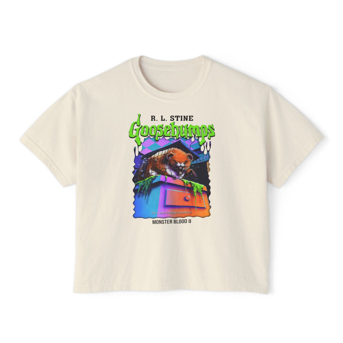 Goosebumps Monster Blood II Crop Top - Goth Cloth Co.T-Shirt18587277450749114205